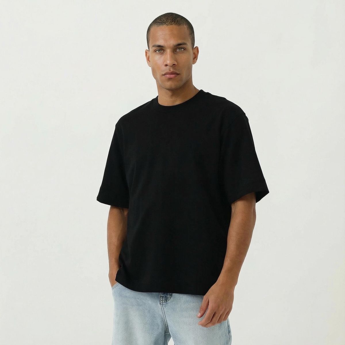 DENIMLAB - Polo Boxy Pesado Hombre Denimlab