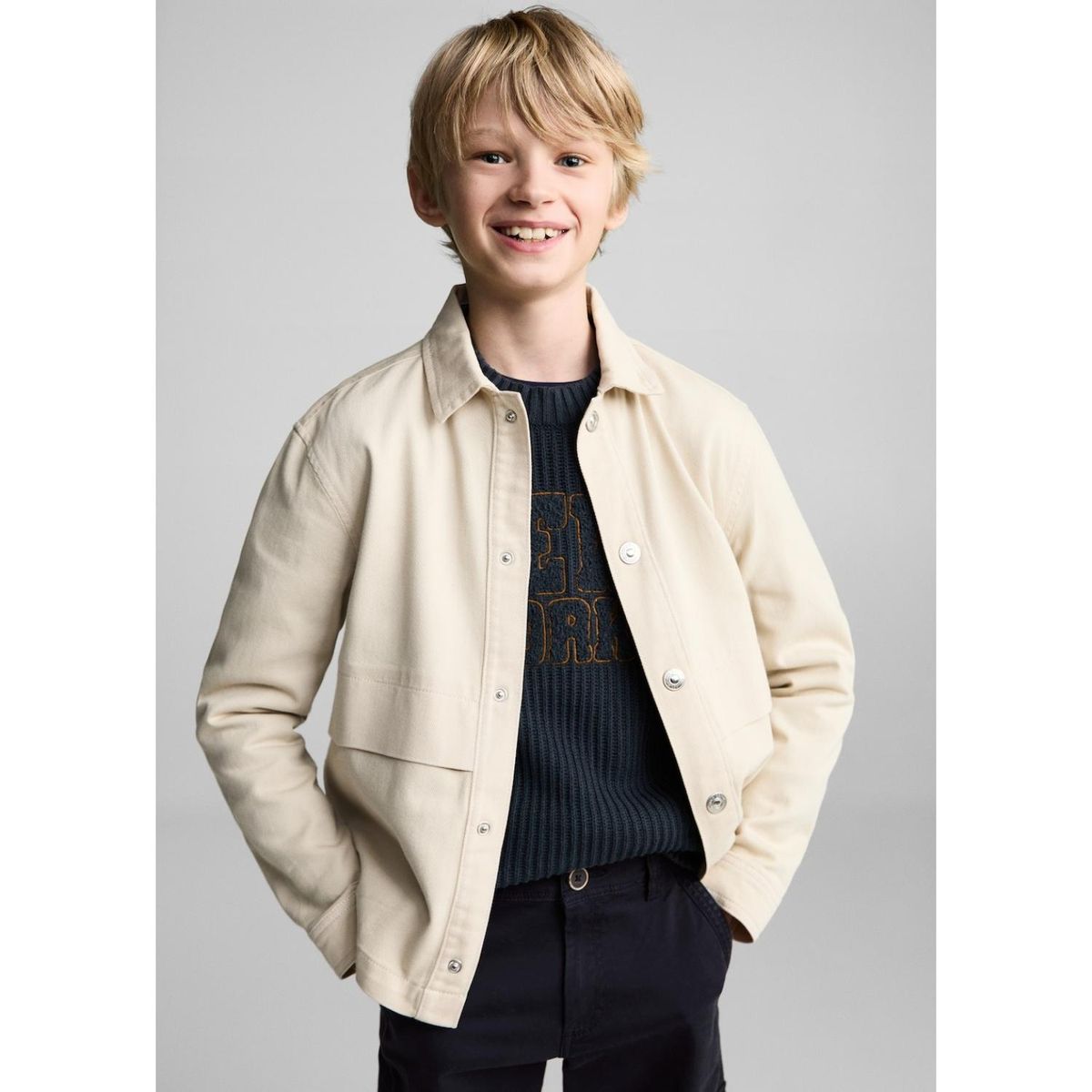 MANGO KIDS - Pantalón Niño Algodón Mango Kids