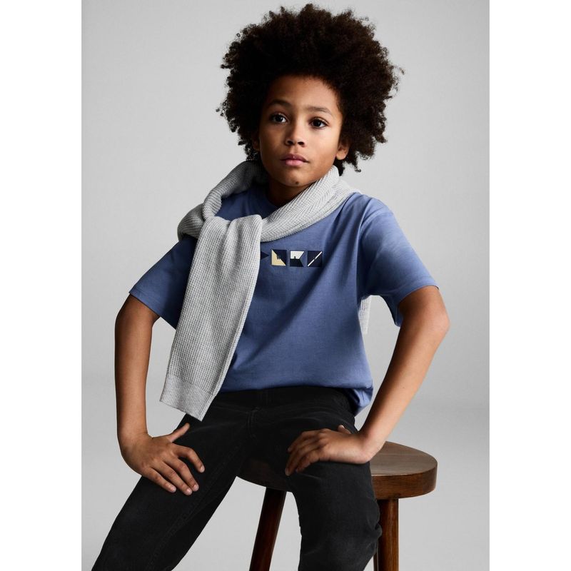 MANGO KIDS - Polo Niño Manga Corta Algodón Mango Kids