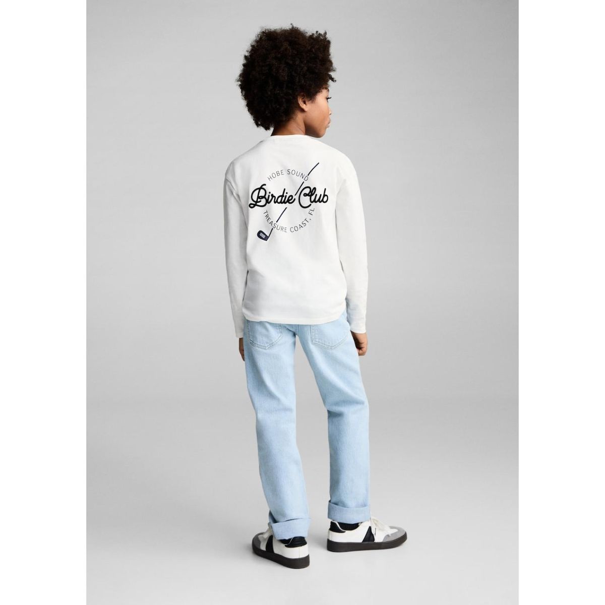 MANGO KIDS - Polo Niño Manga Larga Algodón Mango Kids