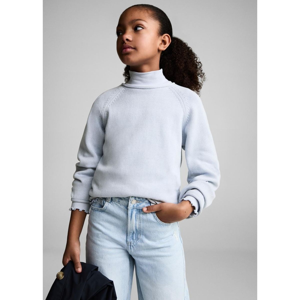 MANGO KIDS - Chompa Niña Algodón Mango Kids