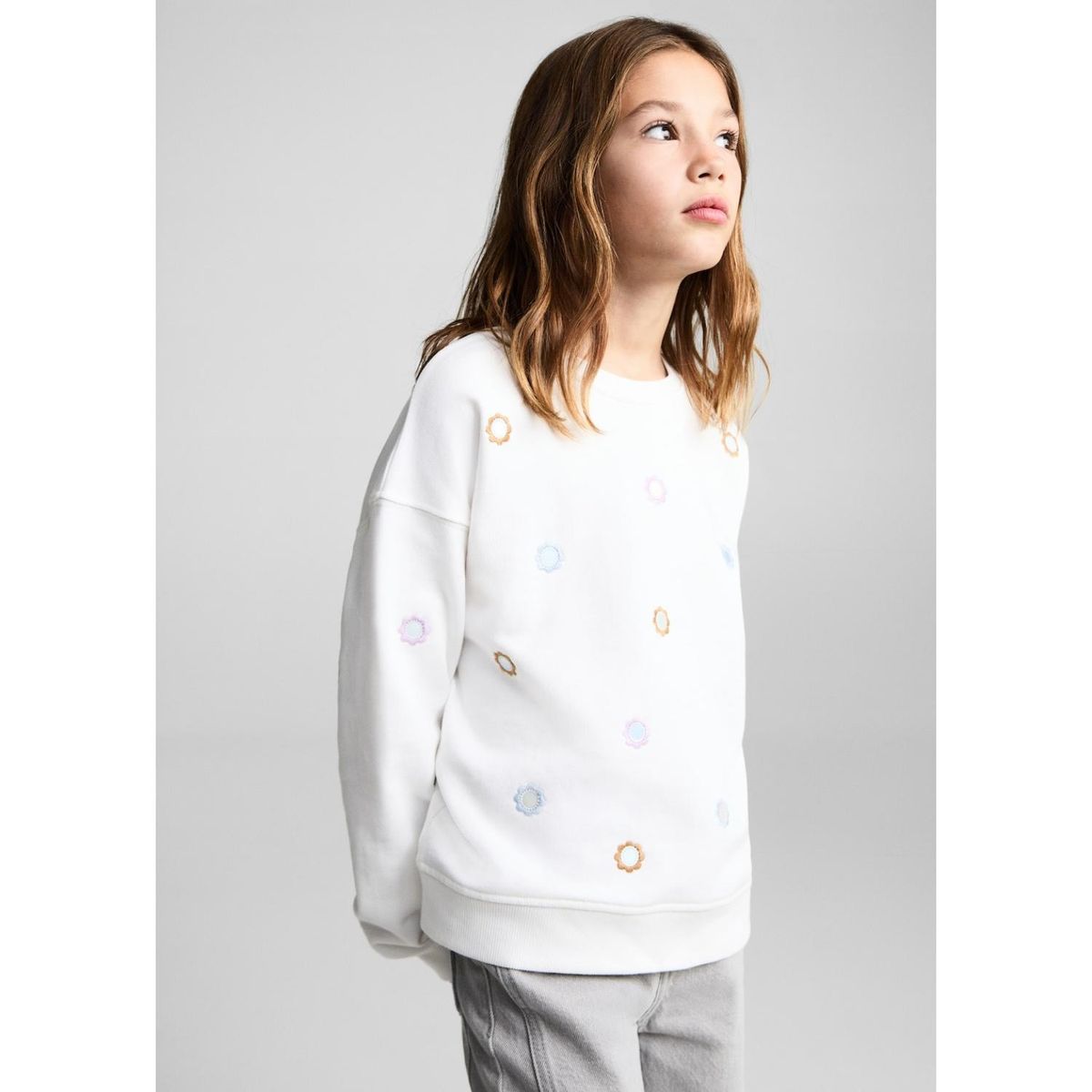 MANGO KIDS - Polera Niña Algodón Mango Kids