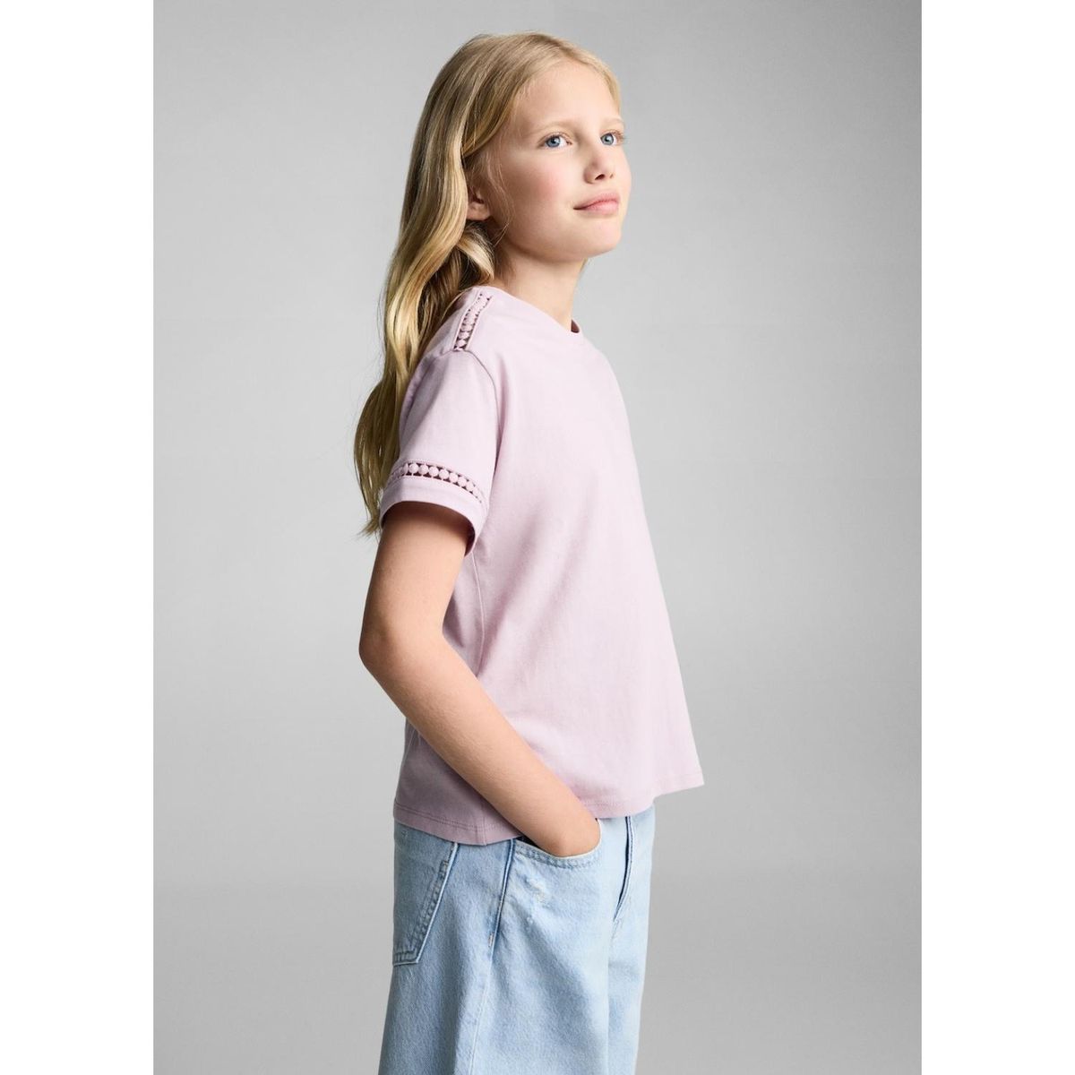 MANGO KIDS - Polo Niña Manga Corta Algodón Mango Kids