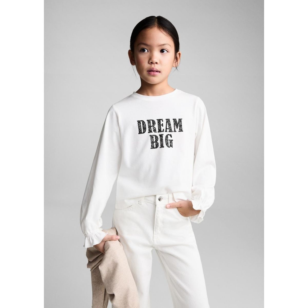 MANGO KIDS - Polo Niña Manga Larga Algodón Mango Kids