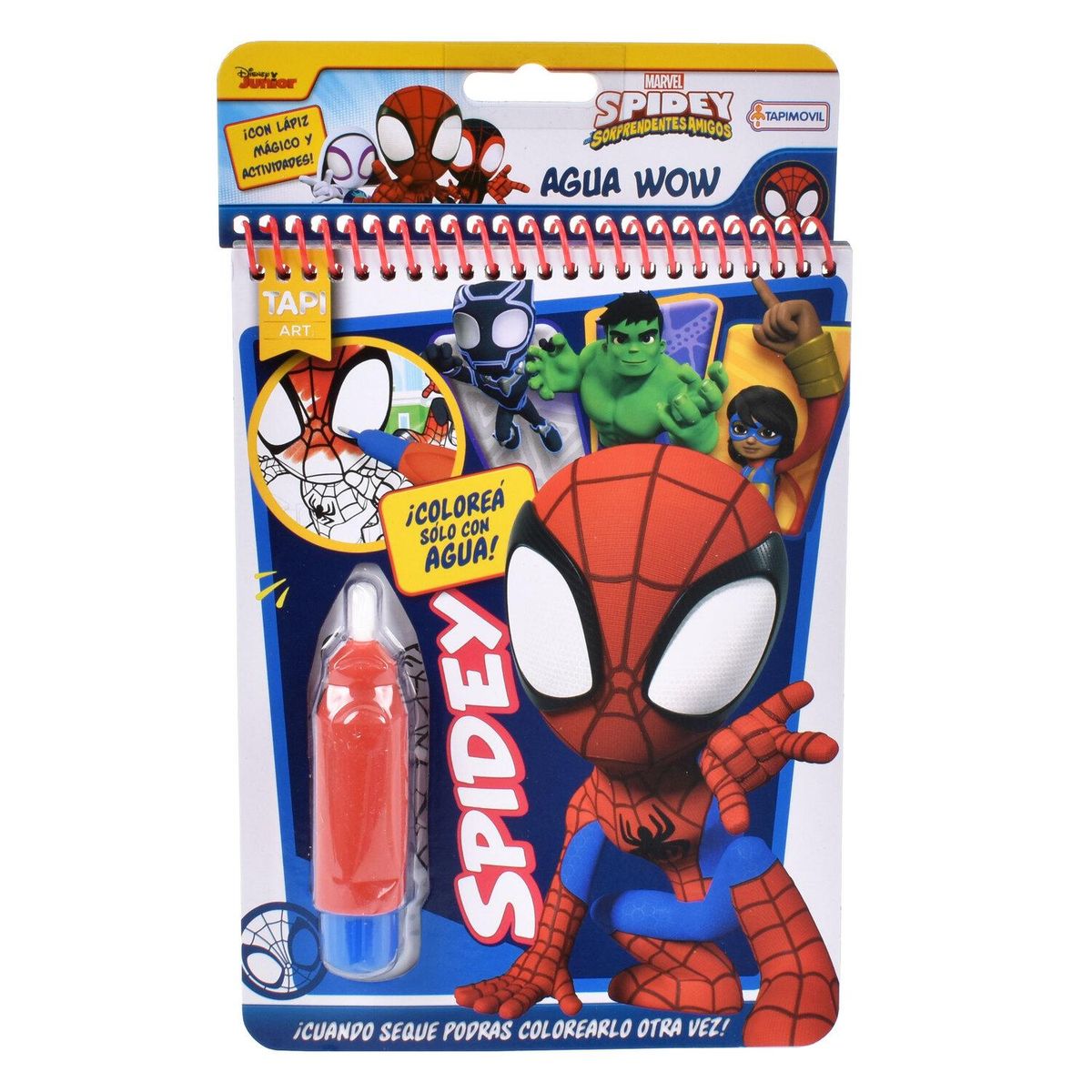 SPIDEY - Libro Para Pintar Con Agua Spiderman
