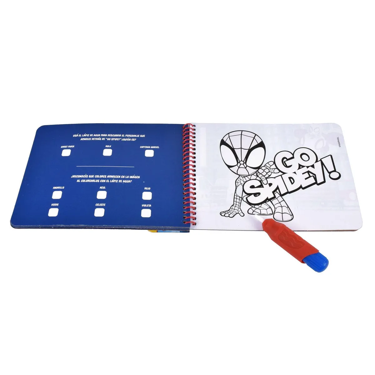 SPIDEY - Libro Para Pintar Con Agua Spiderman