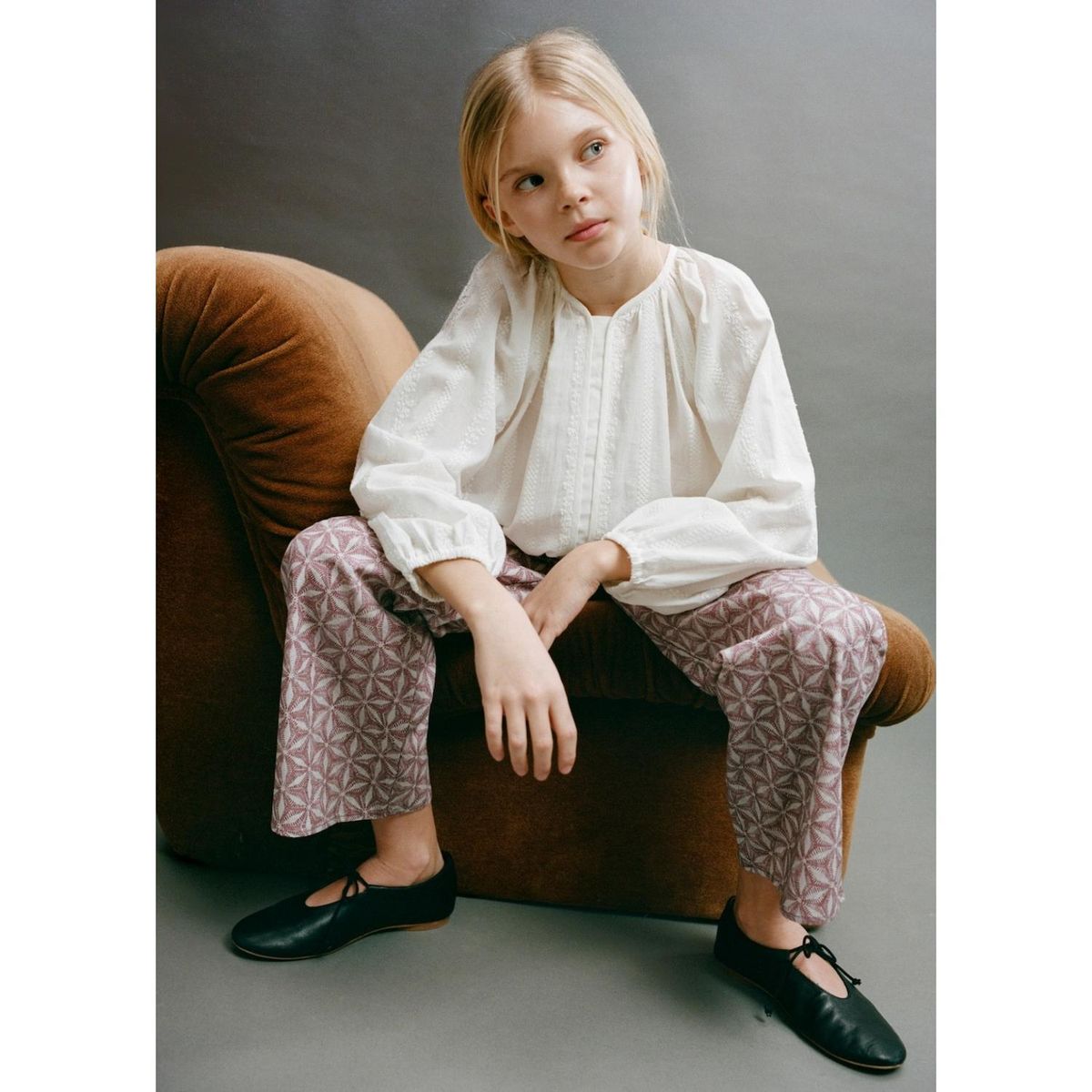 MANGO KIDS - Blusa Niña Manga Larga Algodón Mango Kids