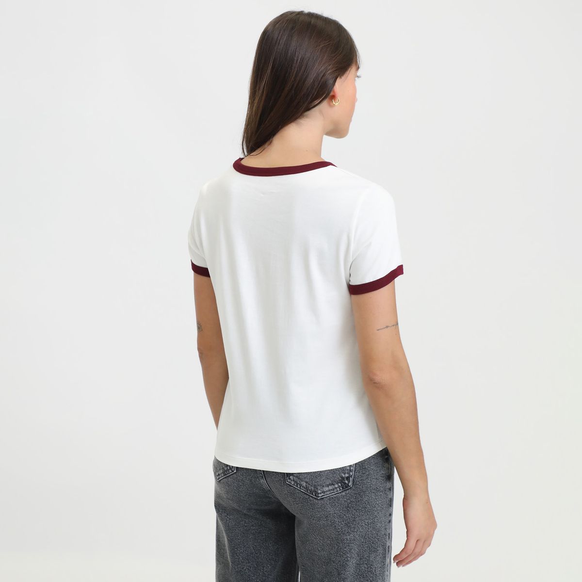 BASEMENT - Polo Manga Corta 100% Algodón Mujer Basement