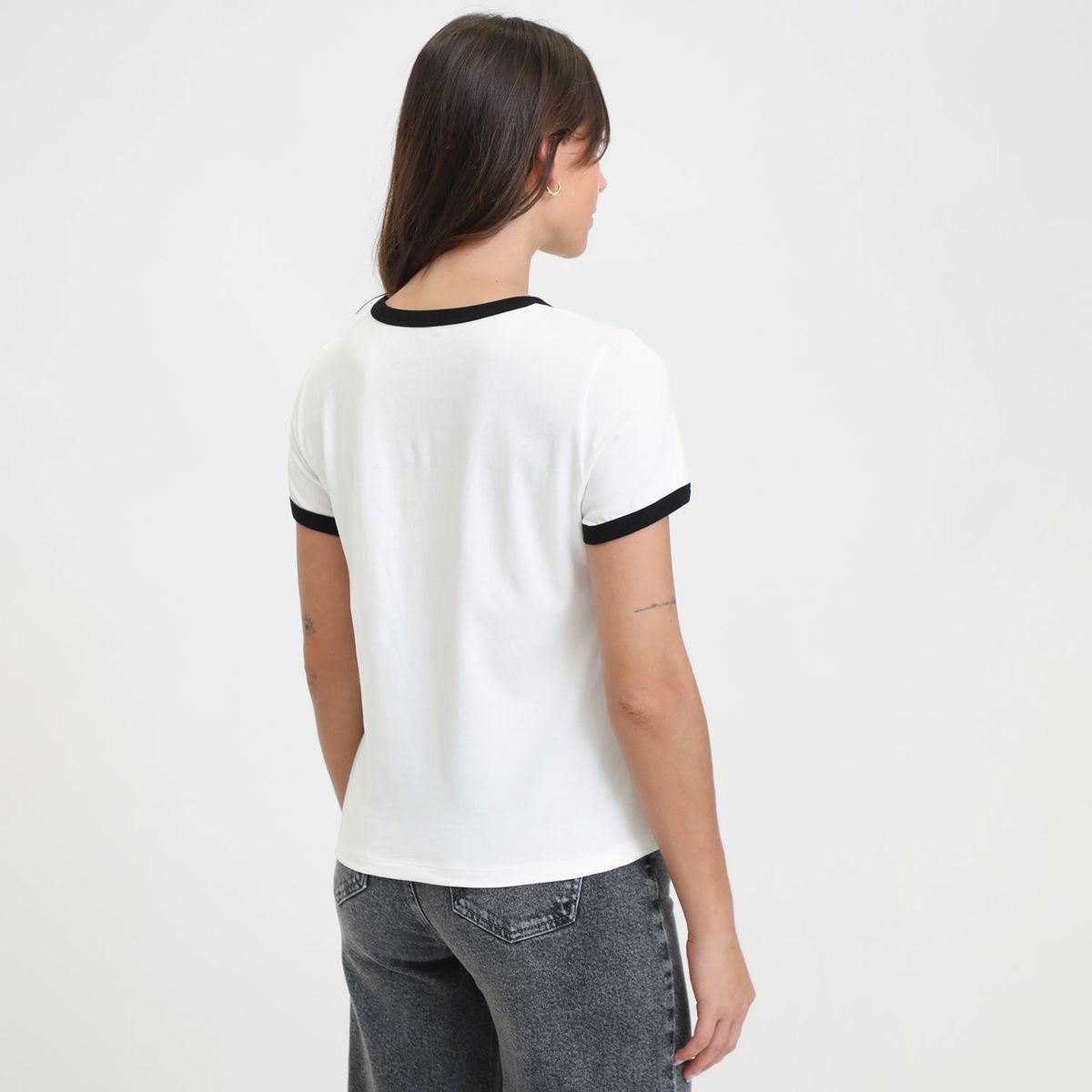 BASEMENT - Polo Manga Corta 100% Algodón Mujer Basement