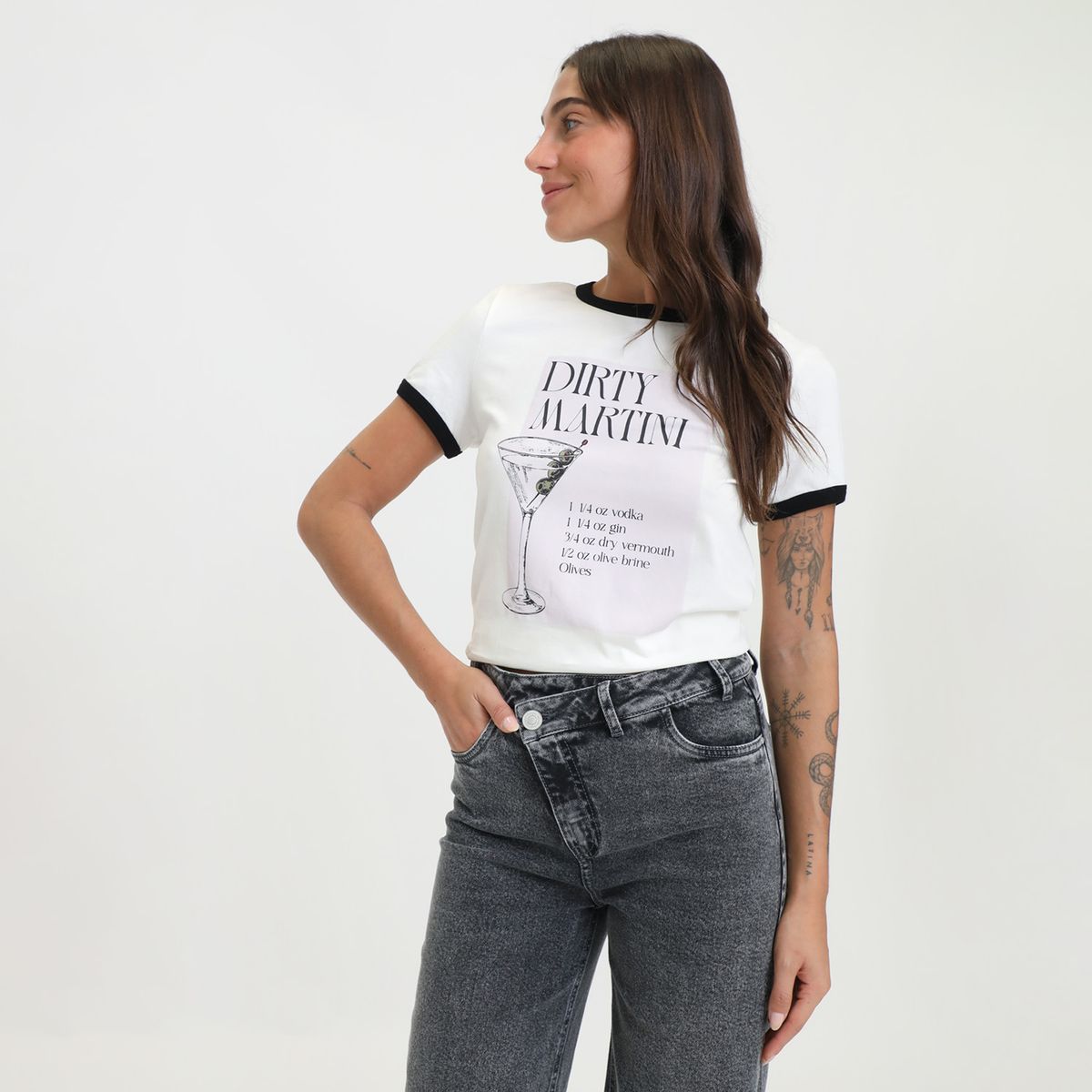 BASEMENT - Polo Manga Corta 100% Algodón Mujer Basement