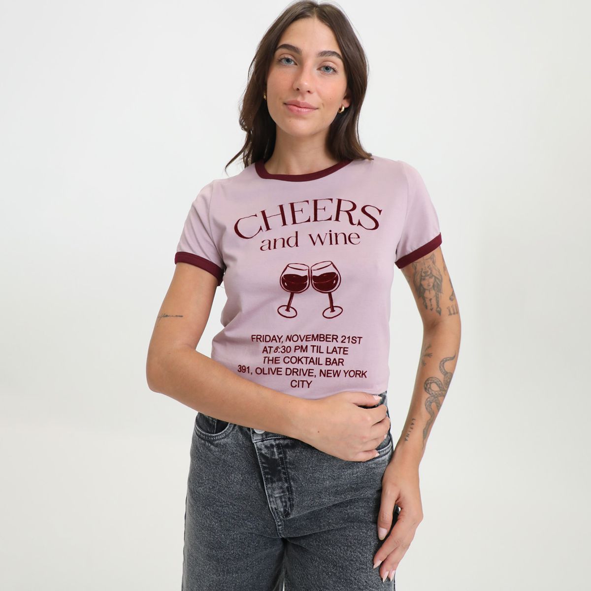 BASEMENT - Polo Manga Corta 100% Algodón Mujer Basement