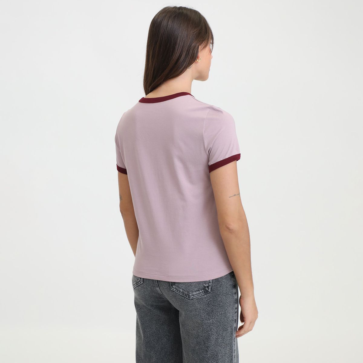 BASEMENT - Polo Manga Corta 100% Algodón Mujer Basement