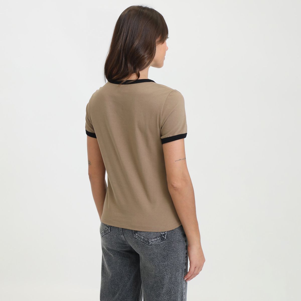 BASEMENT - Polo Manga Corta 100% Algodón Mujer Basement