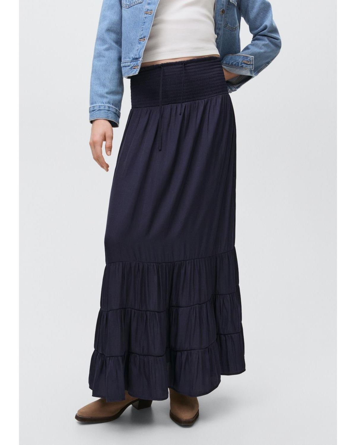 Falda Larga Faldas Invierno Falabella Falda Larga Casual Mujer