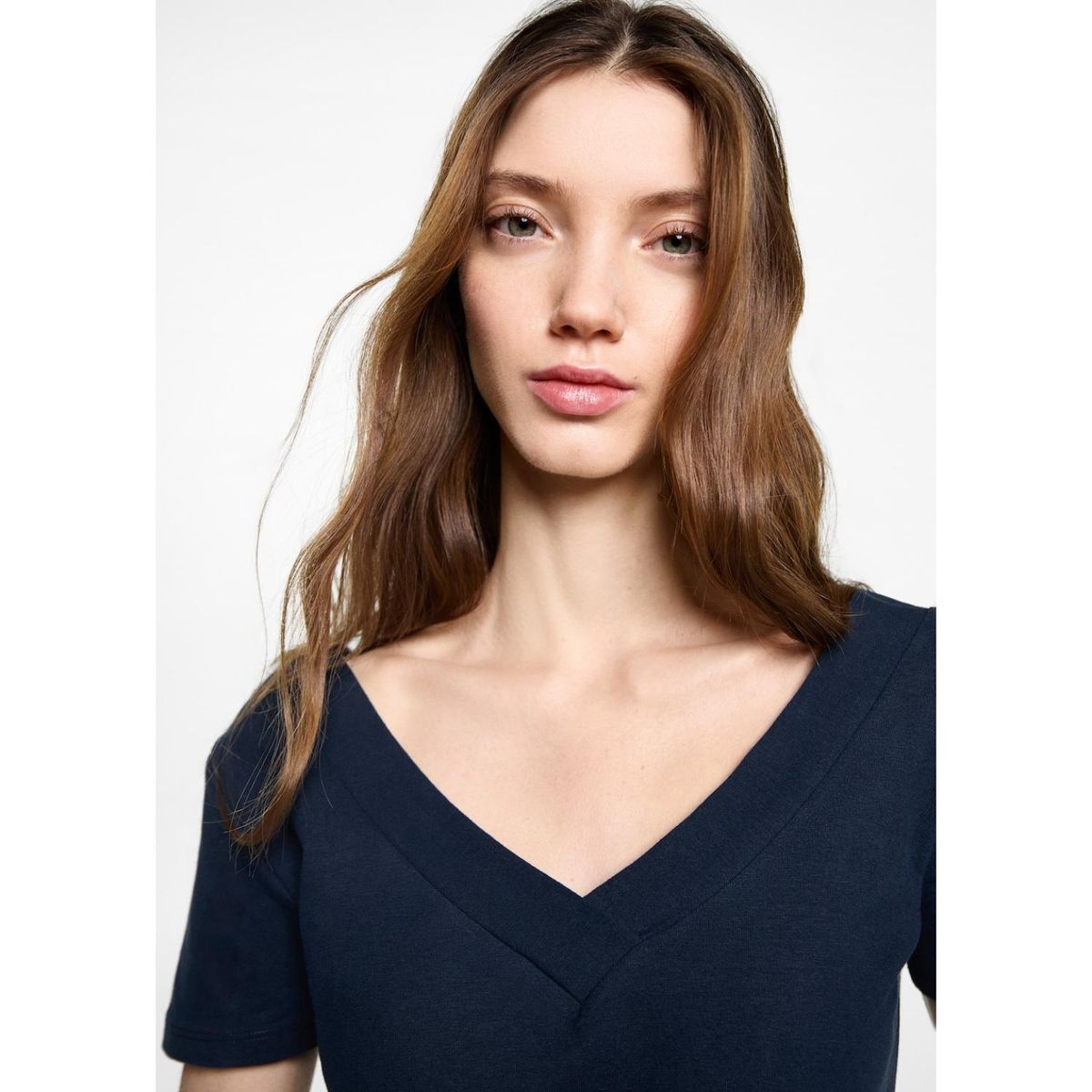 MANGO TEEN - Polo Manga Corta Algodón Mujer Mango Teen