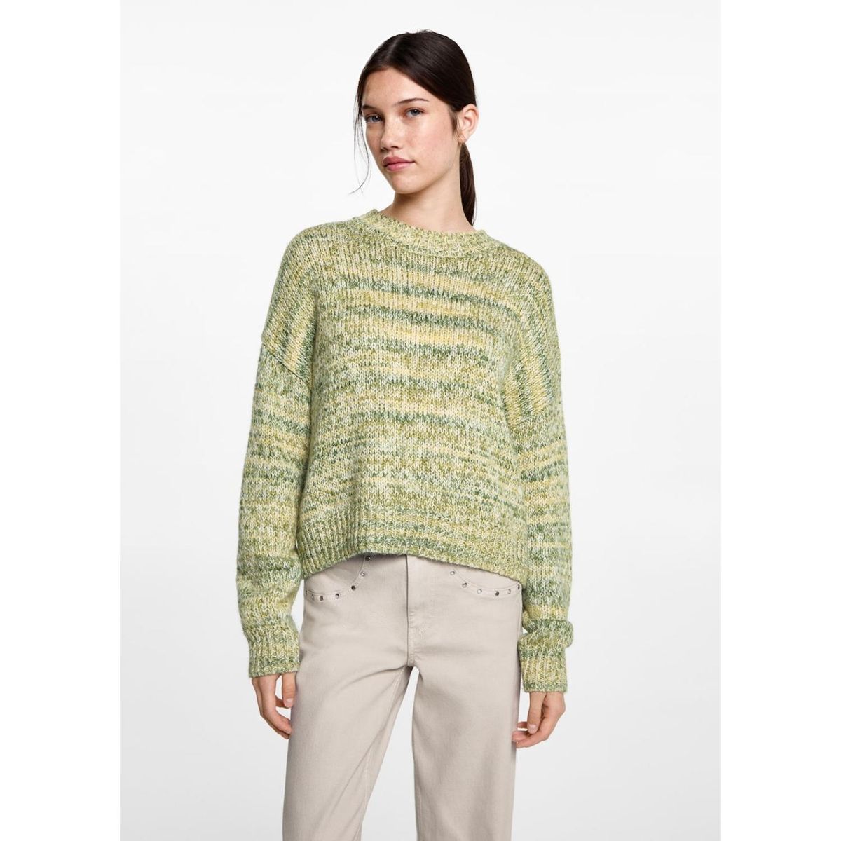 MANGO TEEN - Chompa Algodón Mujer Mango Teen