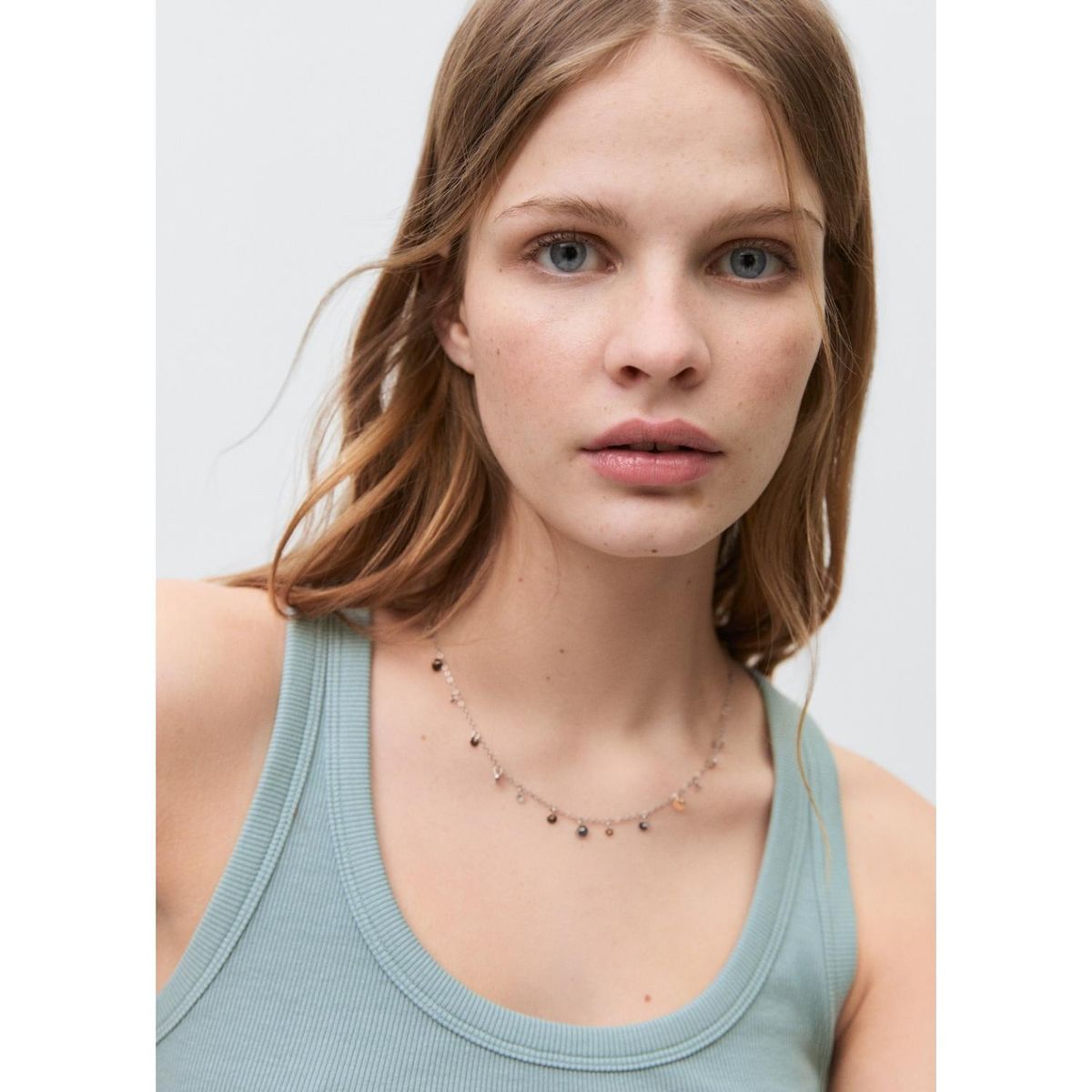 MANGO TEEN - Top Sin Mangas Algodón Mujer Mango Teen