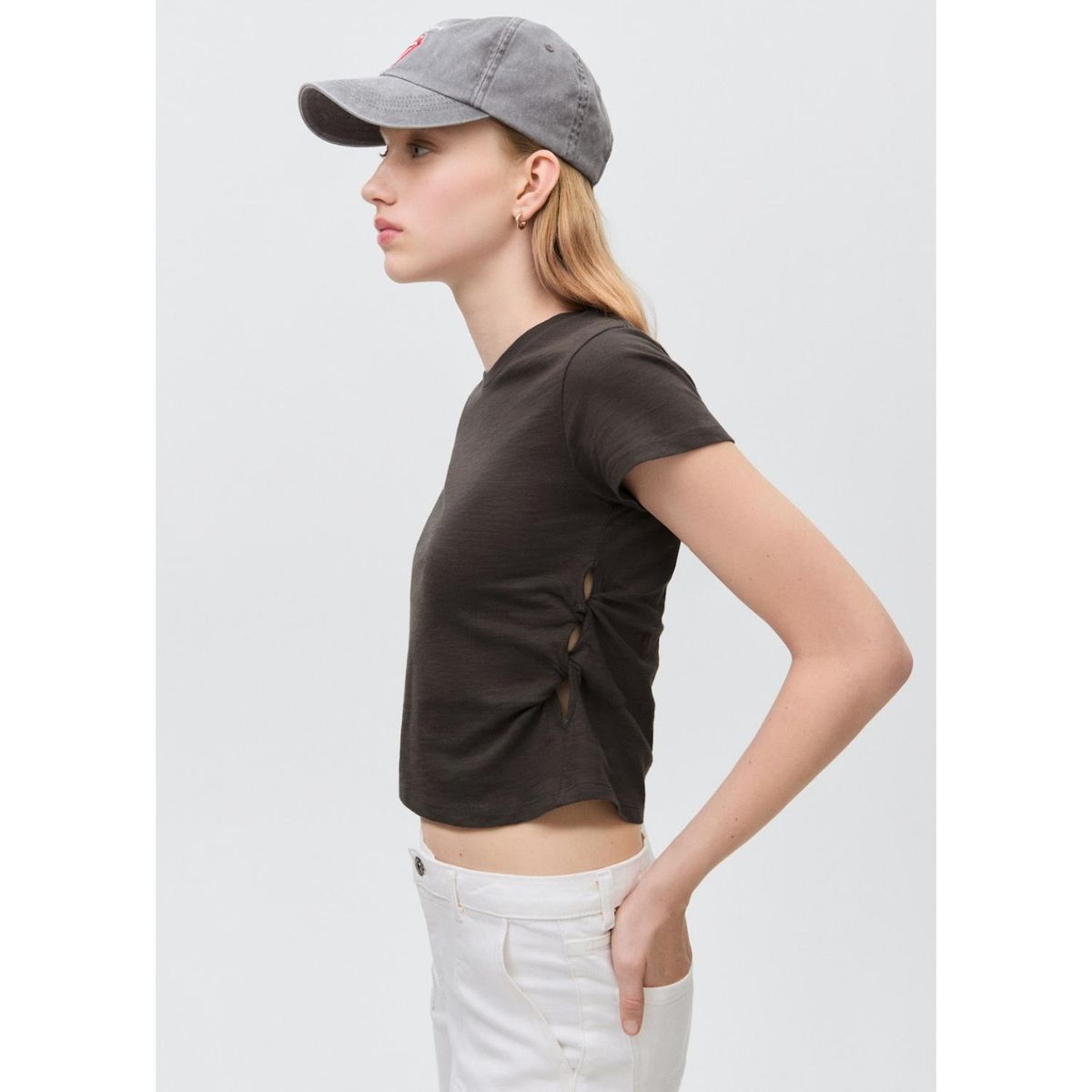 MANGO TEEN - Polo Manga Corta 100% Algodón Mujer Mango Teen