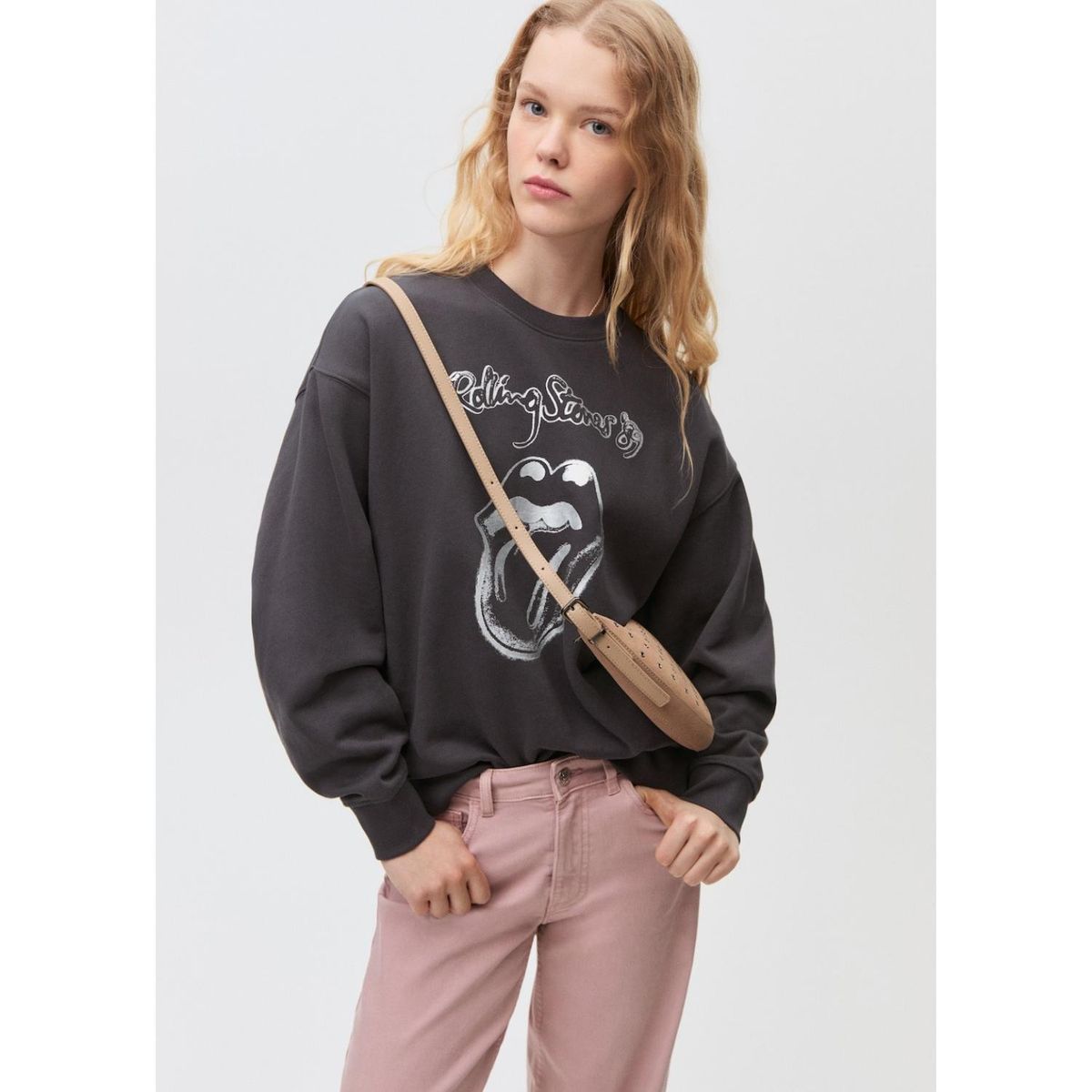 MANGO TEEN - Polera 100% Algodón Mujer Mango Teen