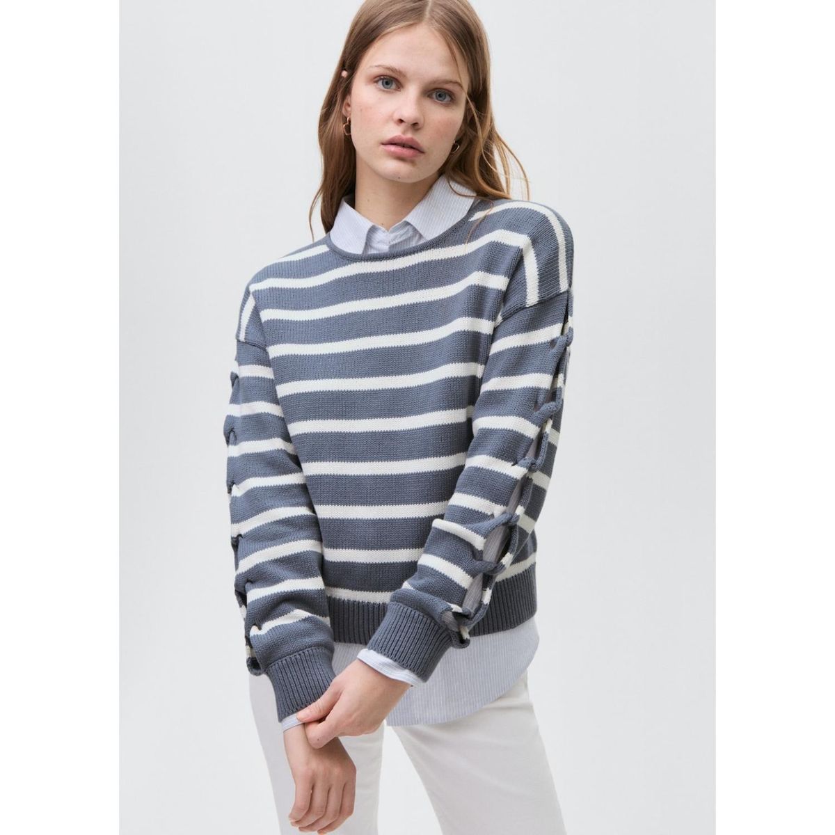 MANGO TEEN - Chompa 100% Algodón Mujer Mango Teen