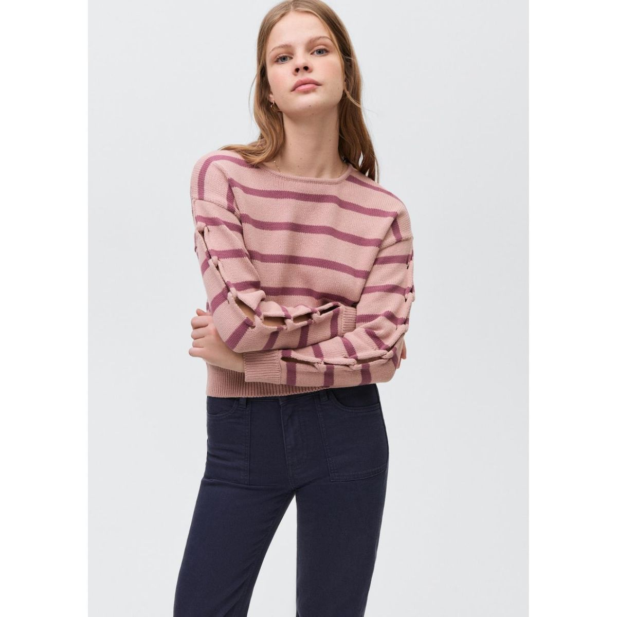 MANGO TEEN - Chompa 100% Algodón Mujer Mango Teen