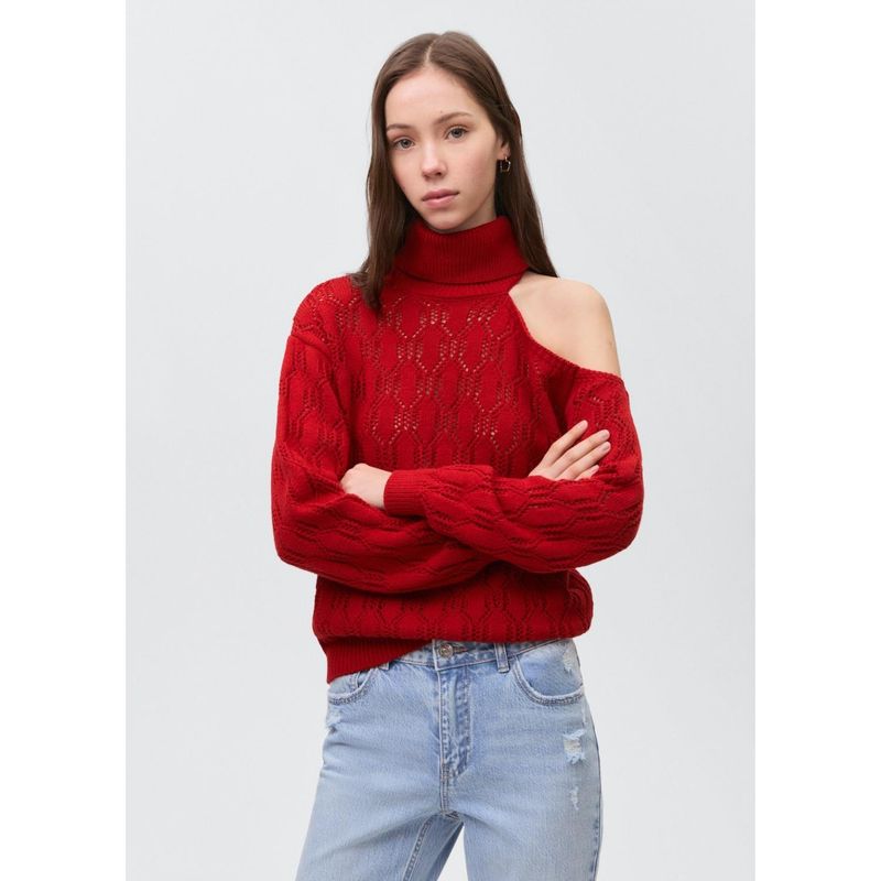 MANGO TEEN - Chompa Algodón Mujer Mango Teen