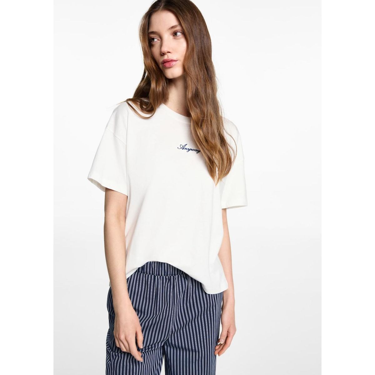 MANGO TEEN - Polo Manga Corta 100% Algodón Mujer Mango Teen