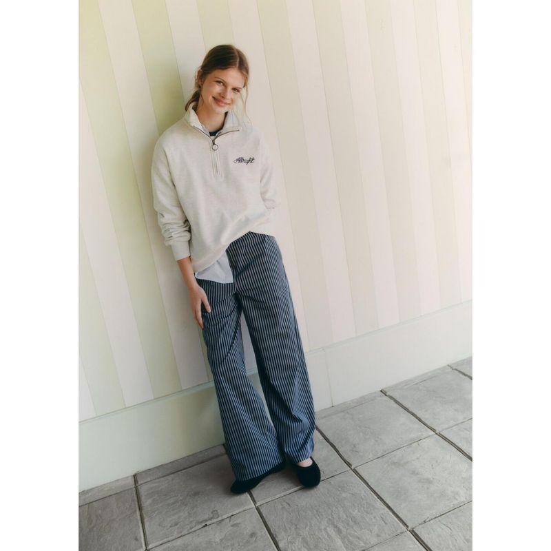 MANGO TEEN - Pantalón 100% Algodón Mujer Mango Teen