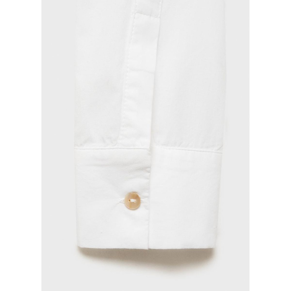 MANGO TEEN - Camisa Manga Larga 100% Algodón Mujer Mango Teen