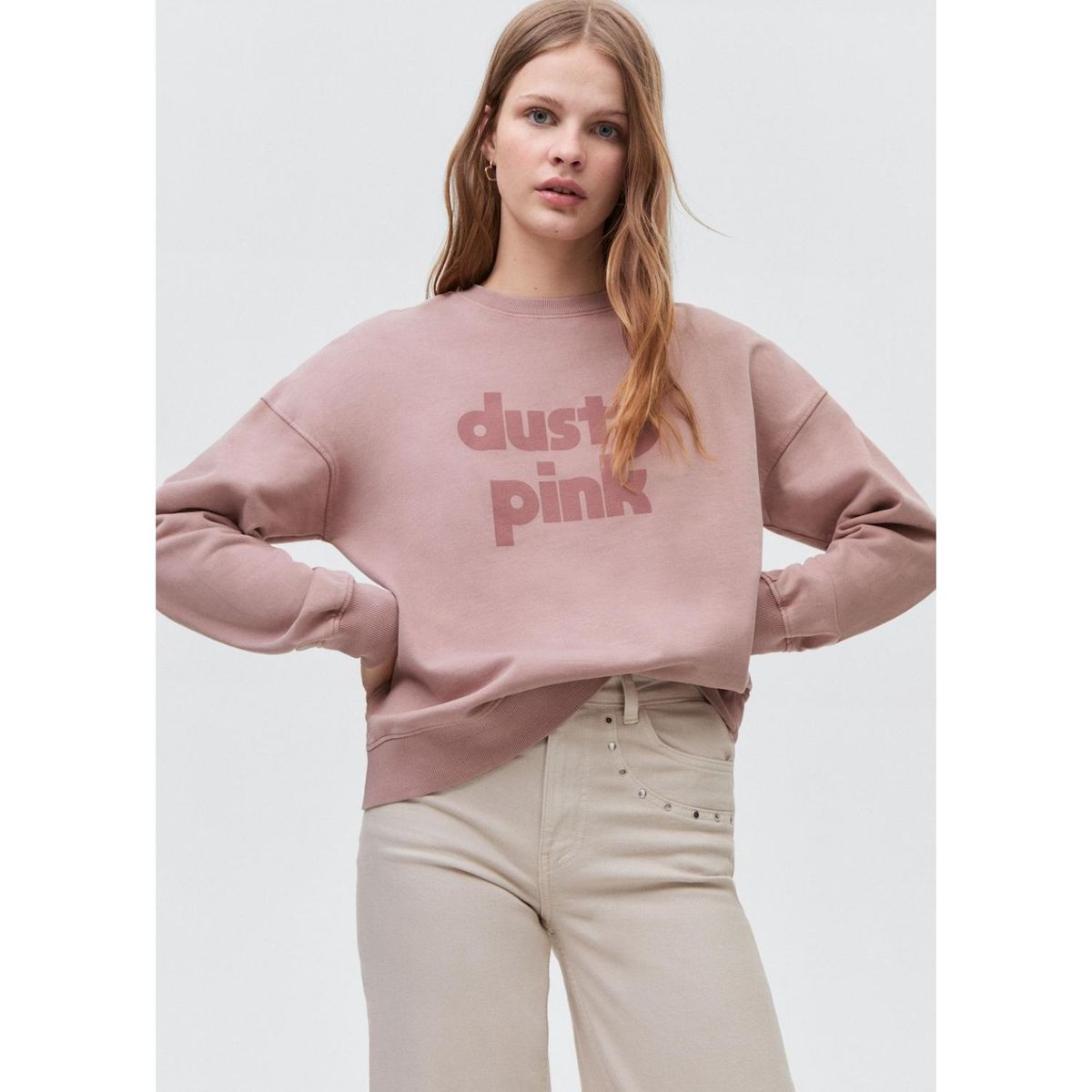 MANGO TEEN - Polera 100% Algodón Mujer Mango Teen