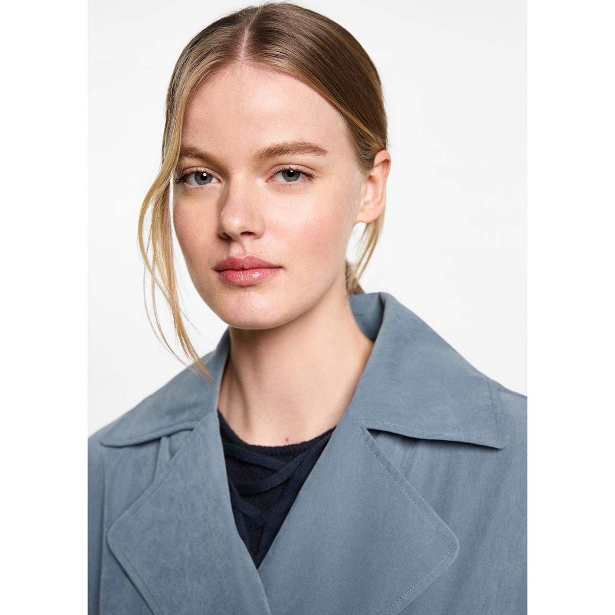 MANGO TEEN - Abrigo Casual Mujer Mango Teen