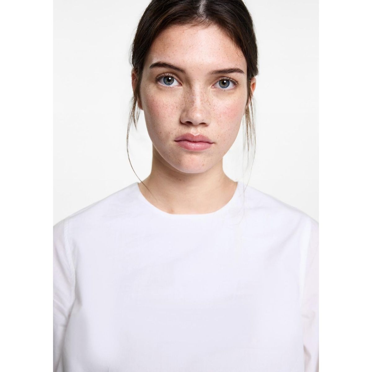 MANGO TEEN - Blusa Manga Larga 100% Algodón Mujer Mango Teen