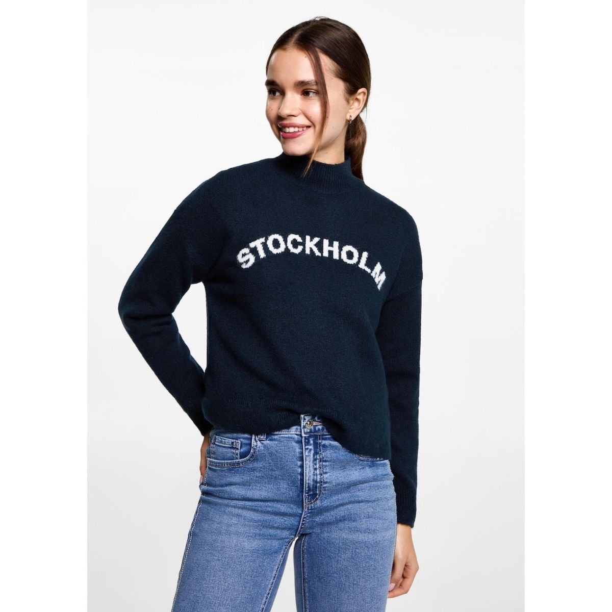 MANGO TEEN - Chompa Casual Mujer Mango Teen