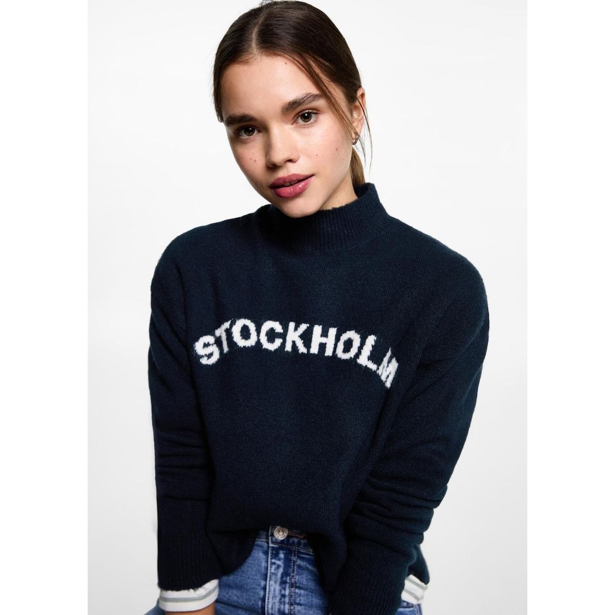 MANGO TEEN - Chompa Casual Mujer Mango Teen