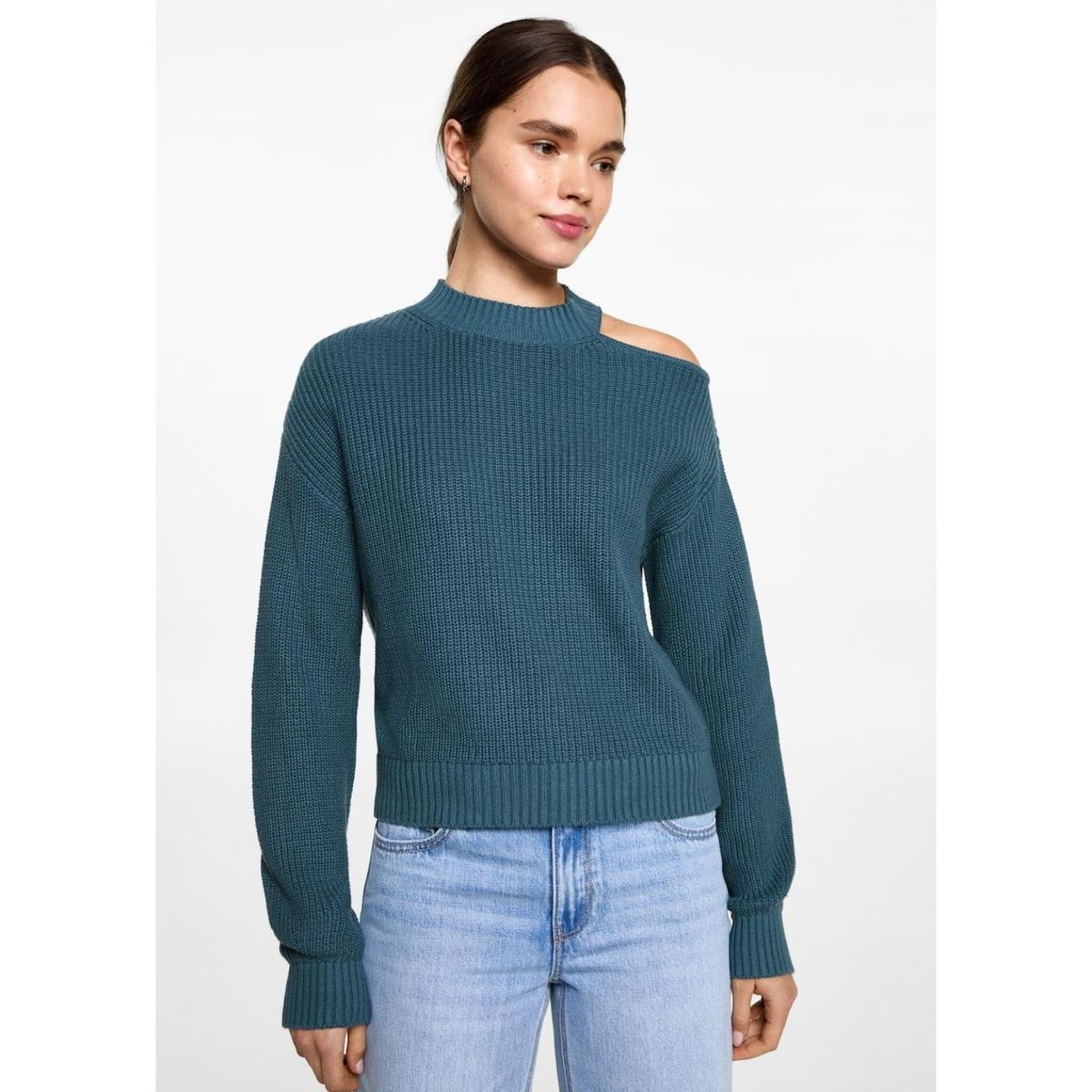 MANGO TEEN - Chompa 100% Algodón Mujer Mango Teen