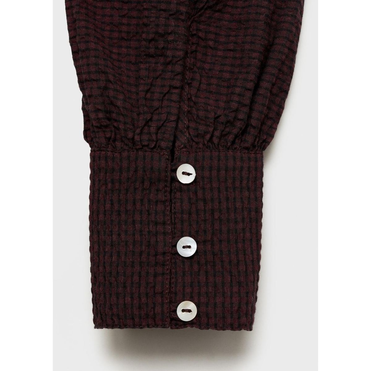 MANGO TEEN - Blusa Manga Larga Algodón Mujer Mango Teen