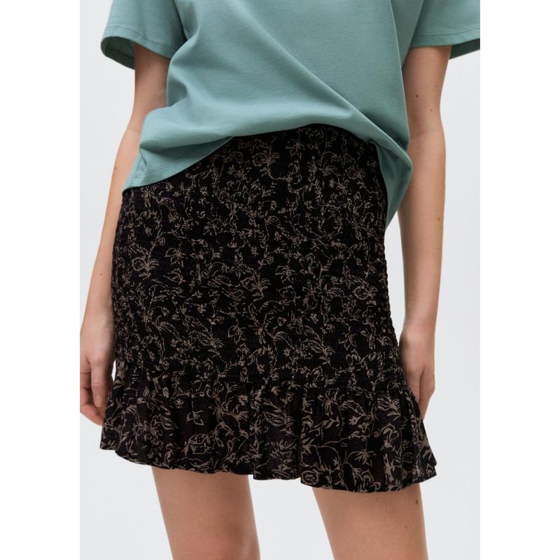 MANGO TEEN - Falda Corta Casual Mujer Mango Teen