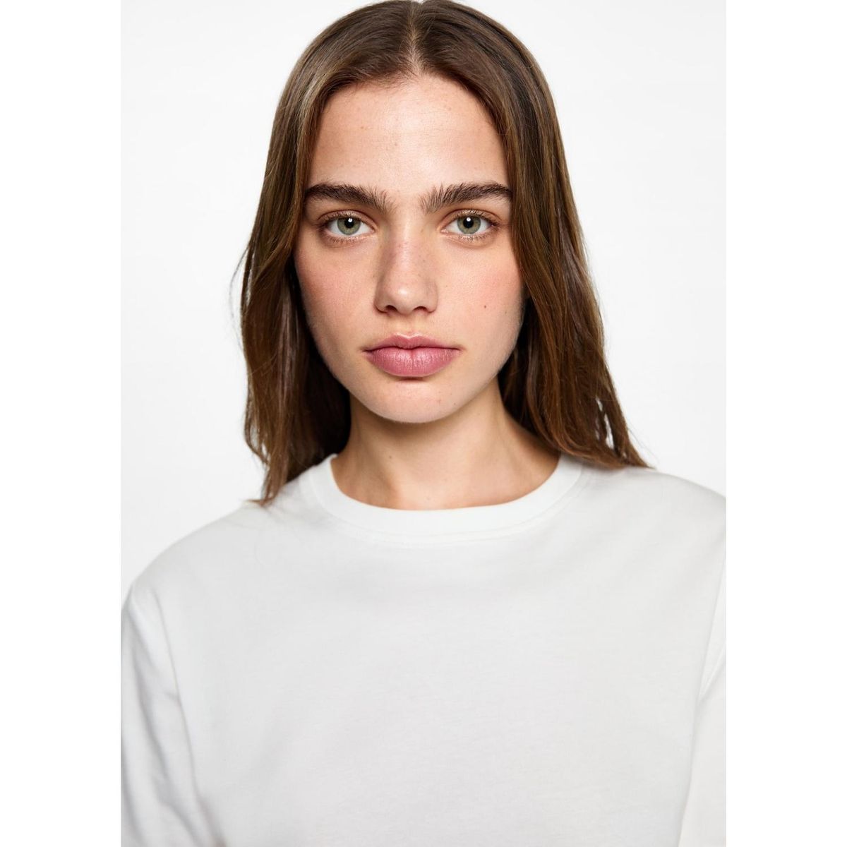 MANGO TEEN - Polo Manga Corta 100% Algodón Mujer Mango Teen