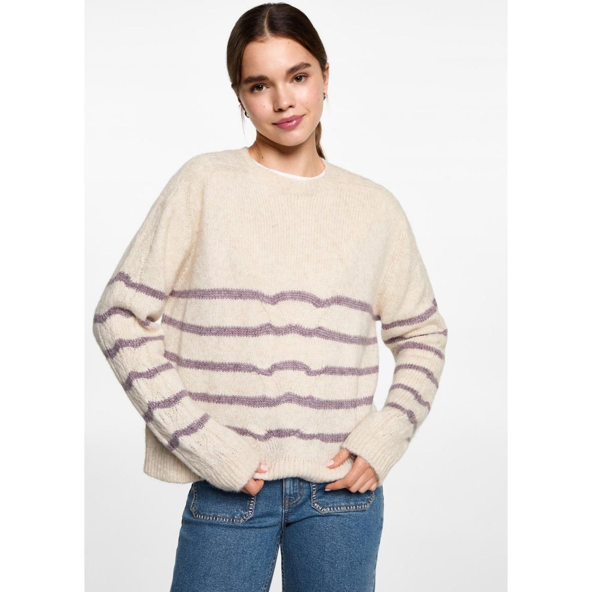 MANGO TEEN - Chompa Casual Mujer Mango Teen