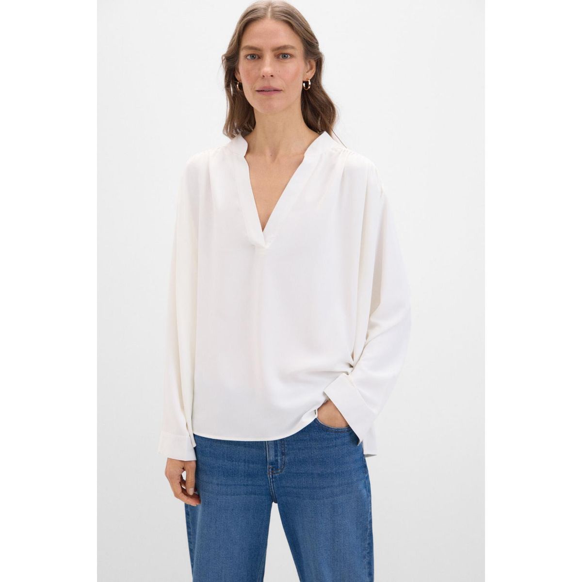 CORTEFIEL - Blusa Manga Larga Casual Mujer Cortefiel