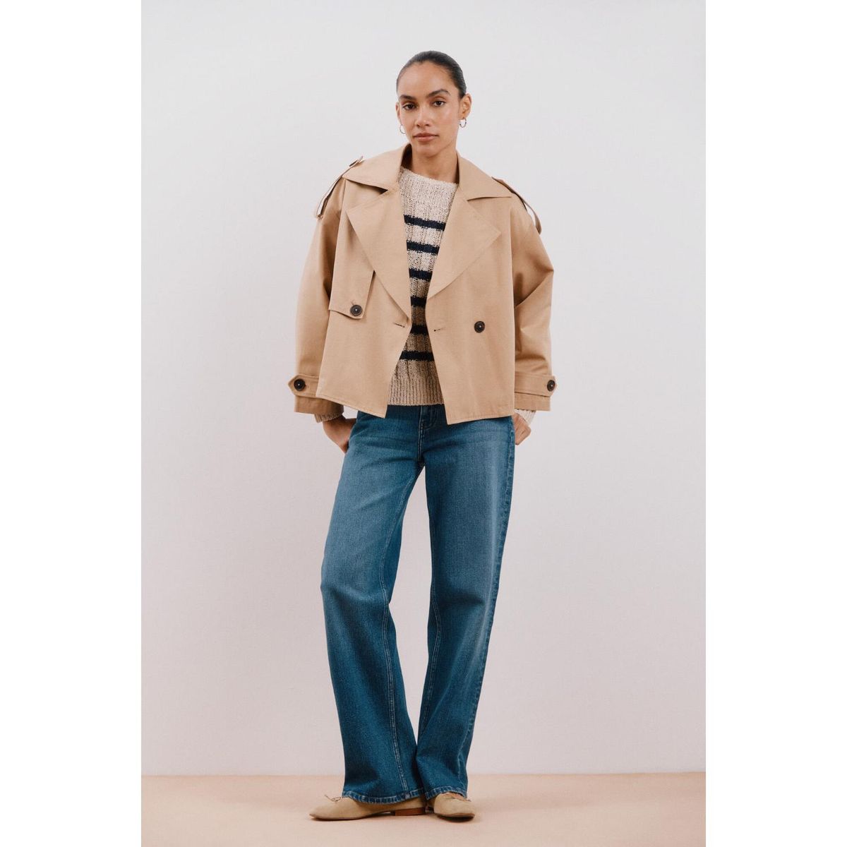 CORTEFIEL - Casaca Algodón Mujer Cortefiel