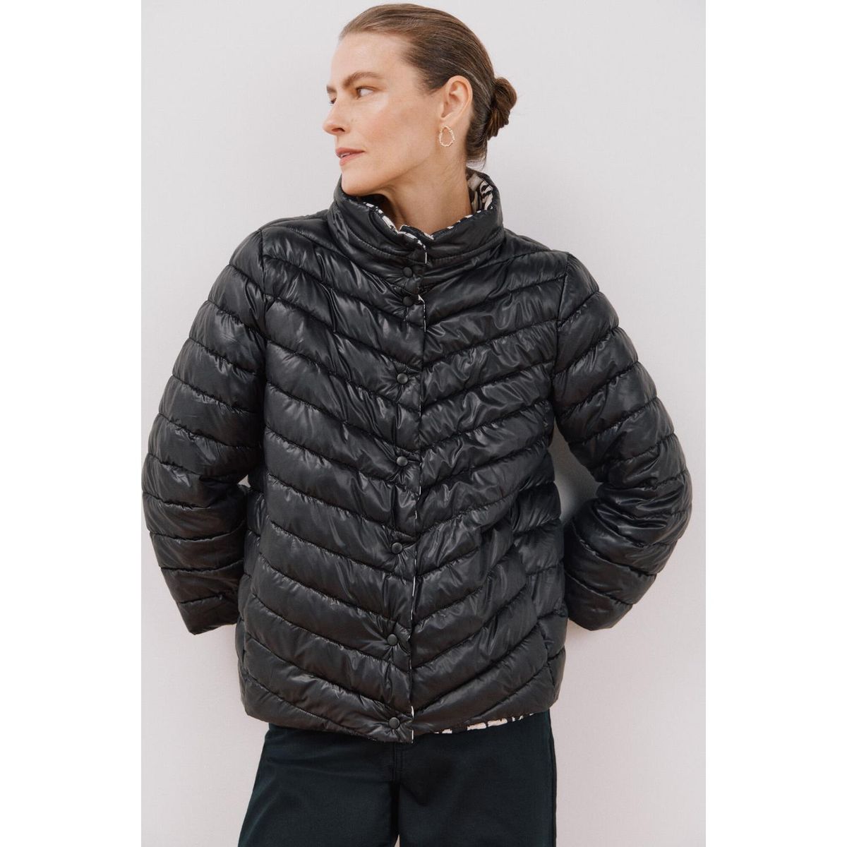 CORTEFIEL - Casaca Casual Reversible Mujer Cortefiel