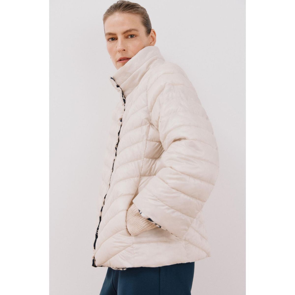 CORTEFIEL - Casaca Casual Reversible Mujer Cortefiel