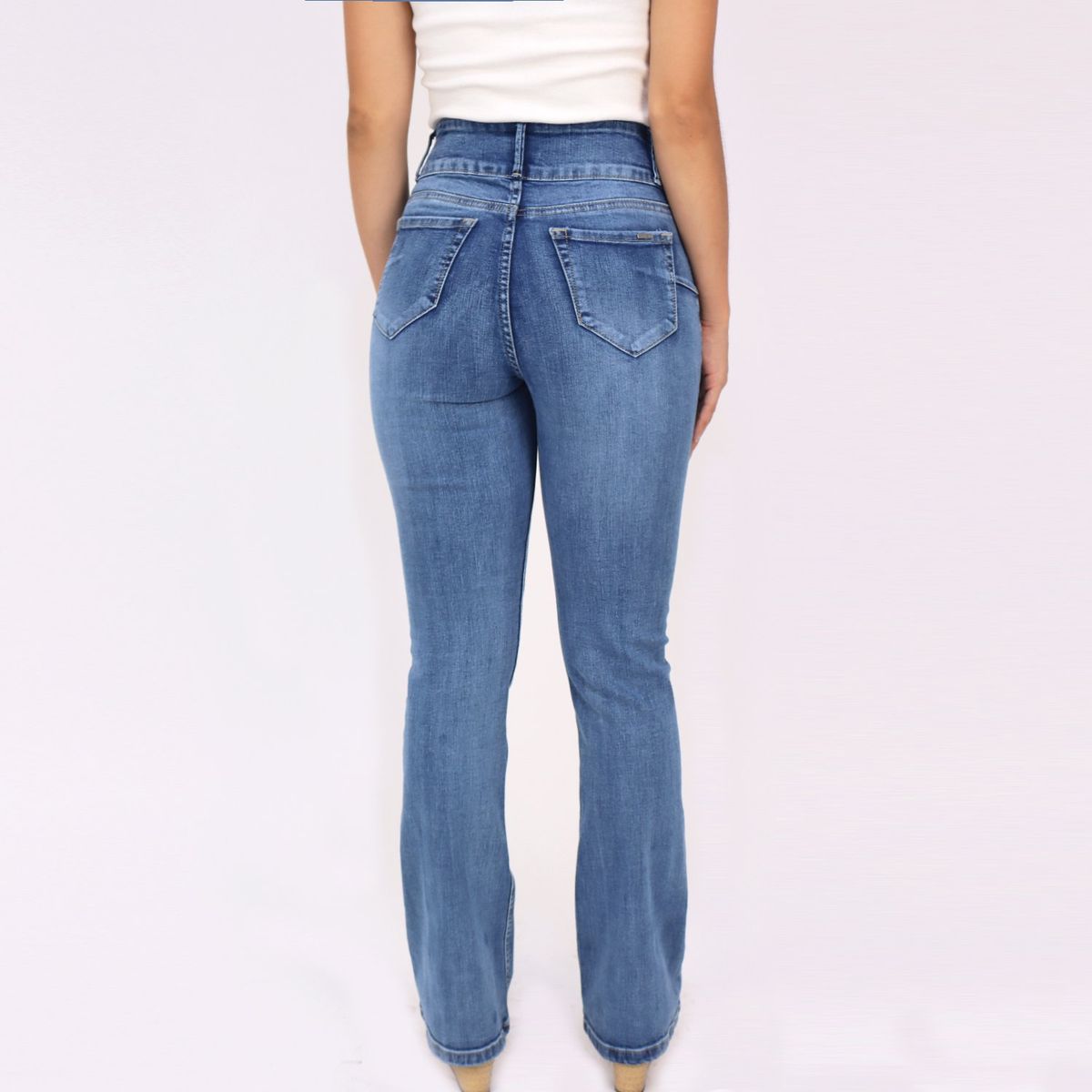 KAYRA POBLET - Jean Flare Algodón Mujer Kayra Poblet