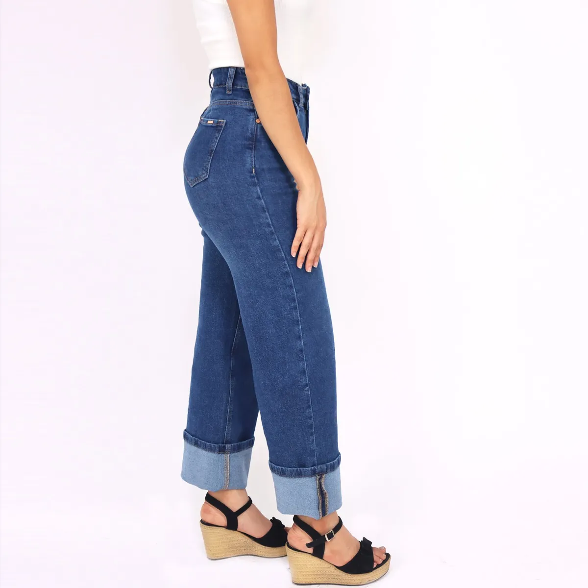 KAYRA POBLET - Jean Straight Algodón Mujer Kayra Poblet