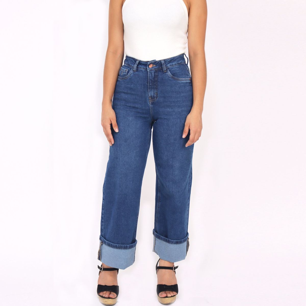 KAYRA POBLET - Jean Straight Algodón Mujer Kayra Poblet