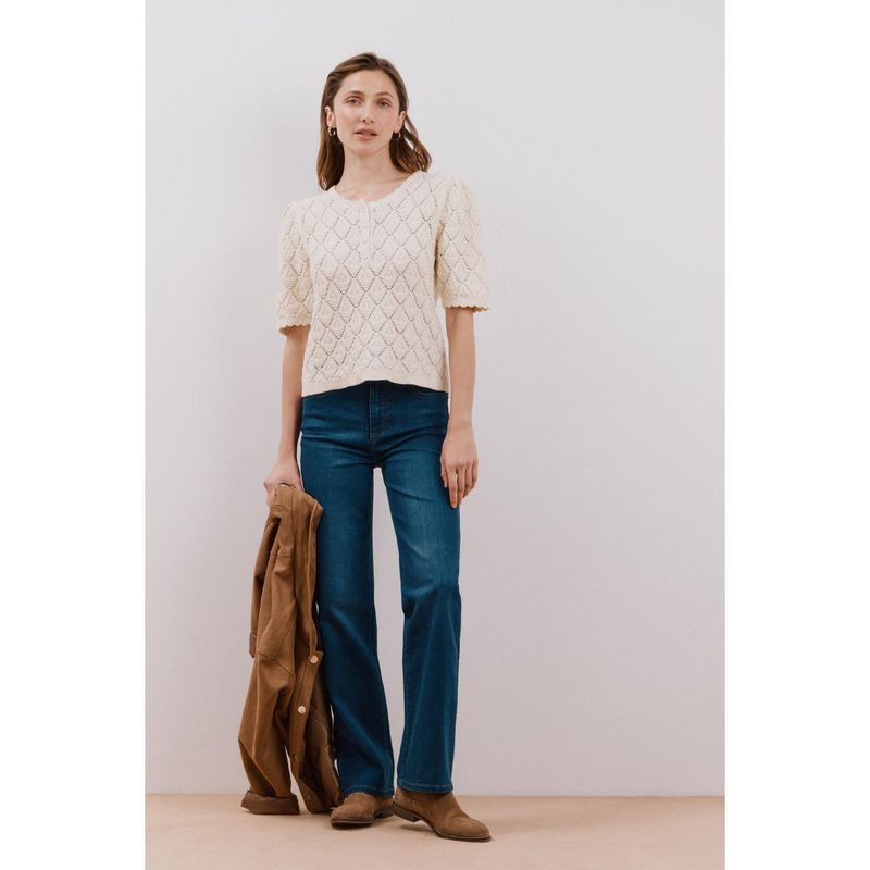 CORTEFIEL - Jean Recto Algodón Mujer Cortefiel