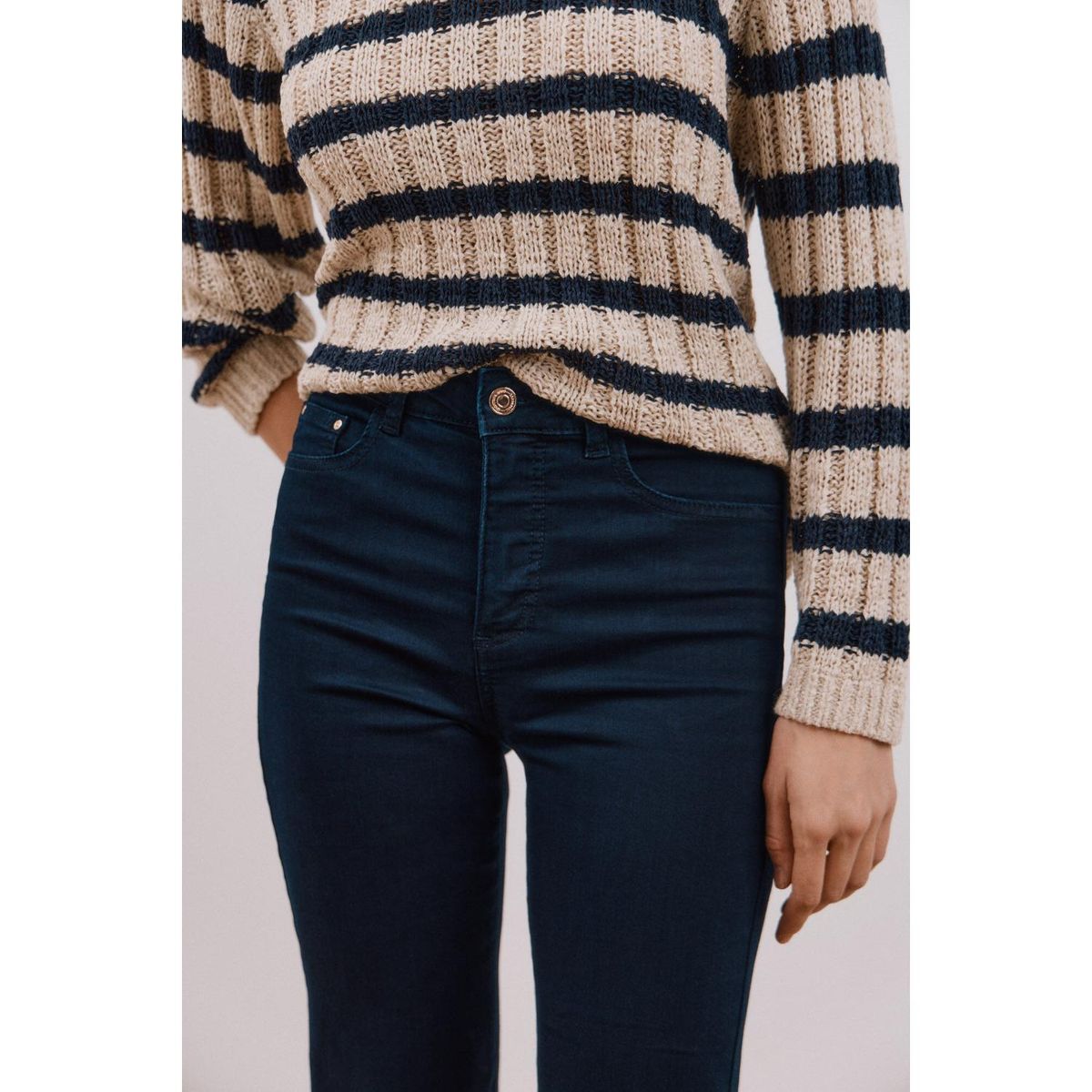 CORTEFIEL - Jean Recto Algodón Mujer Cortefiel