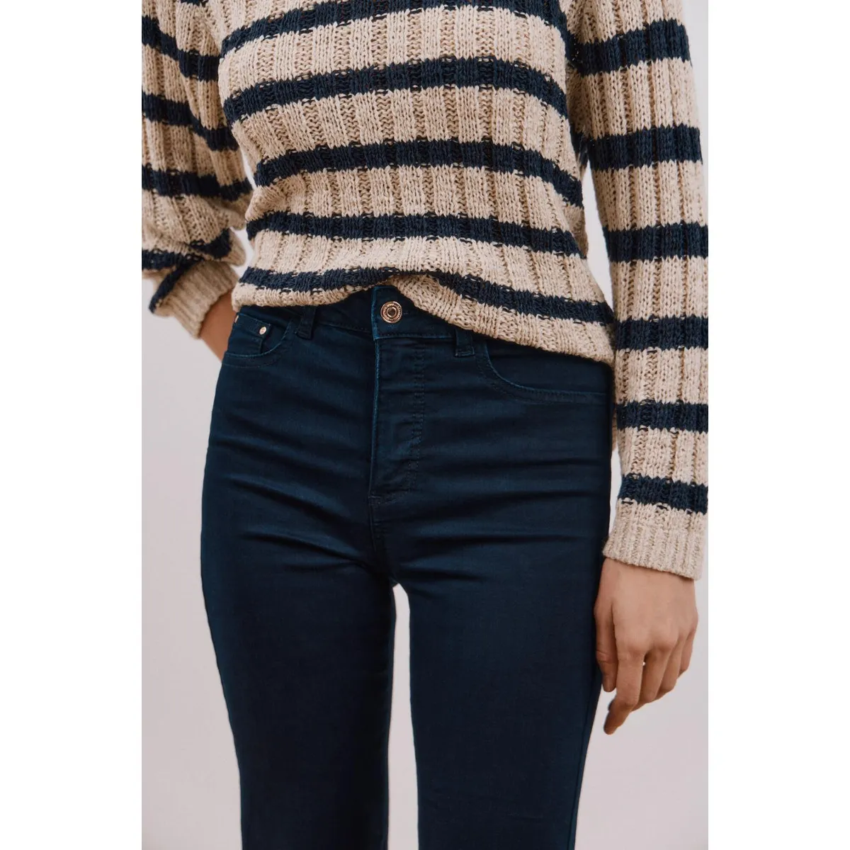 CORTEFIEL - Jean Recto Algodón Mujer Cortefiel