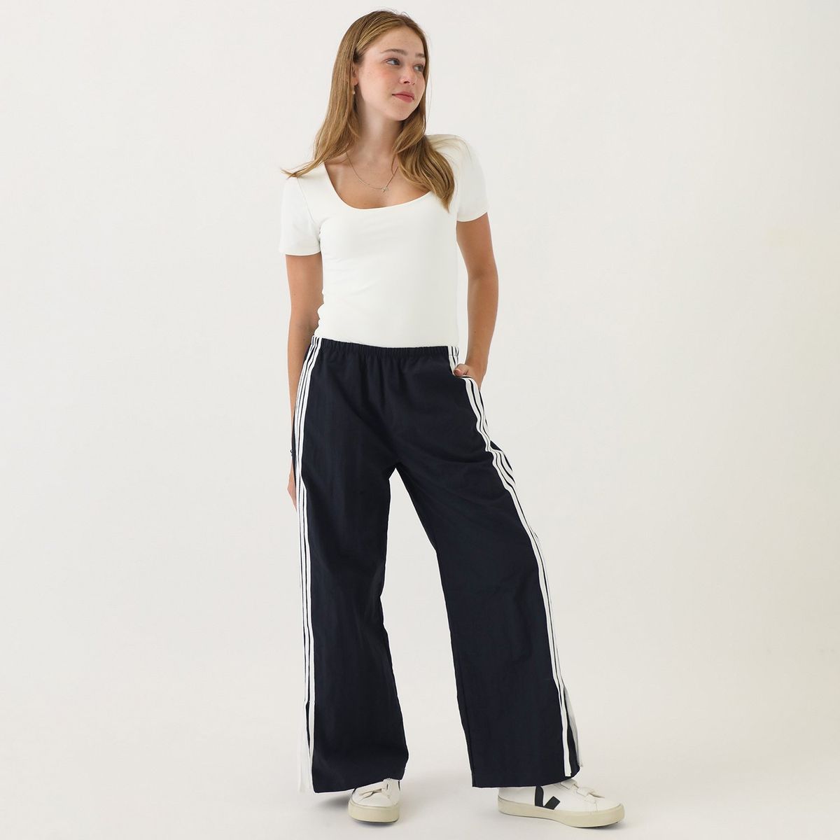 SYBILLA - Pantalón Básico Casual Mujer Sybilla